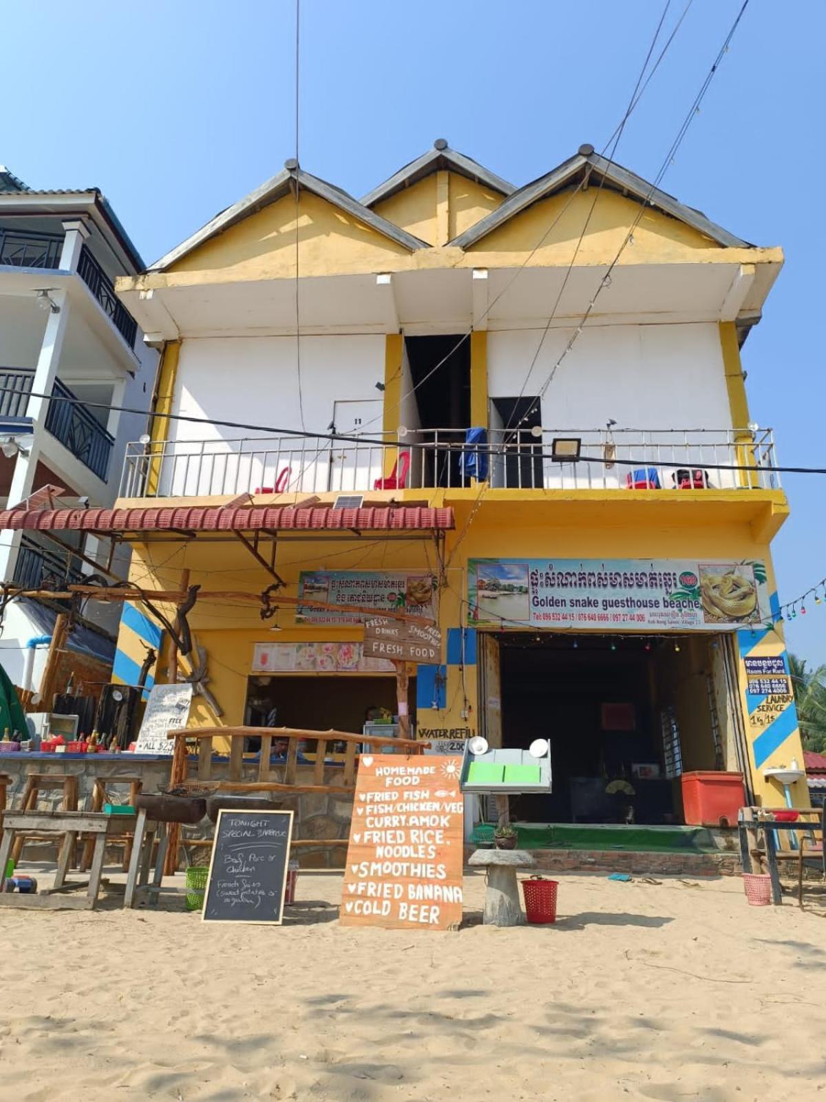 Golden Snake Guesthouse Beach Koh Rong Sanloem Extérieur photo